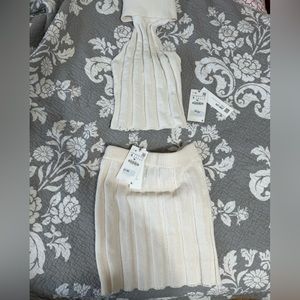 NWT Zara halter skirt set